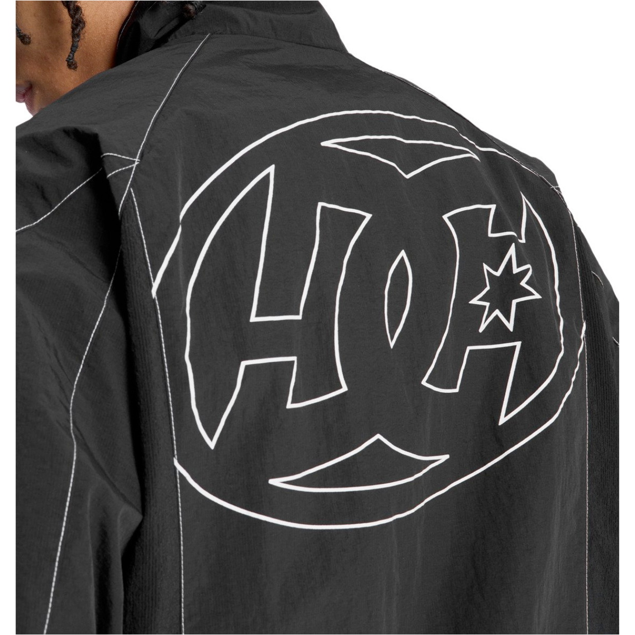 2026 DC Shoes Mens Flow Track Jacket EDYJK03272 - Black